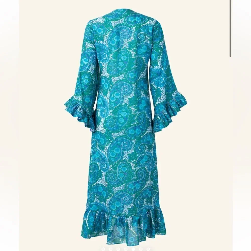 Alix Of Bohemia Zelda Pool Paisley Dress NWOT - Picture 4 of 7
